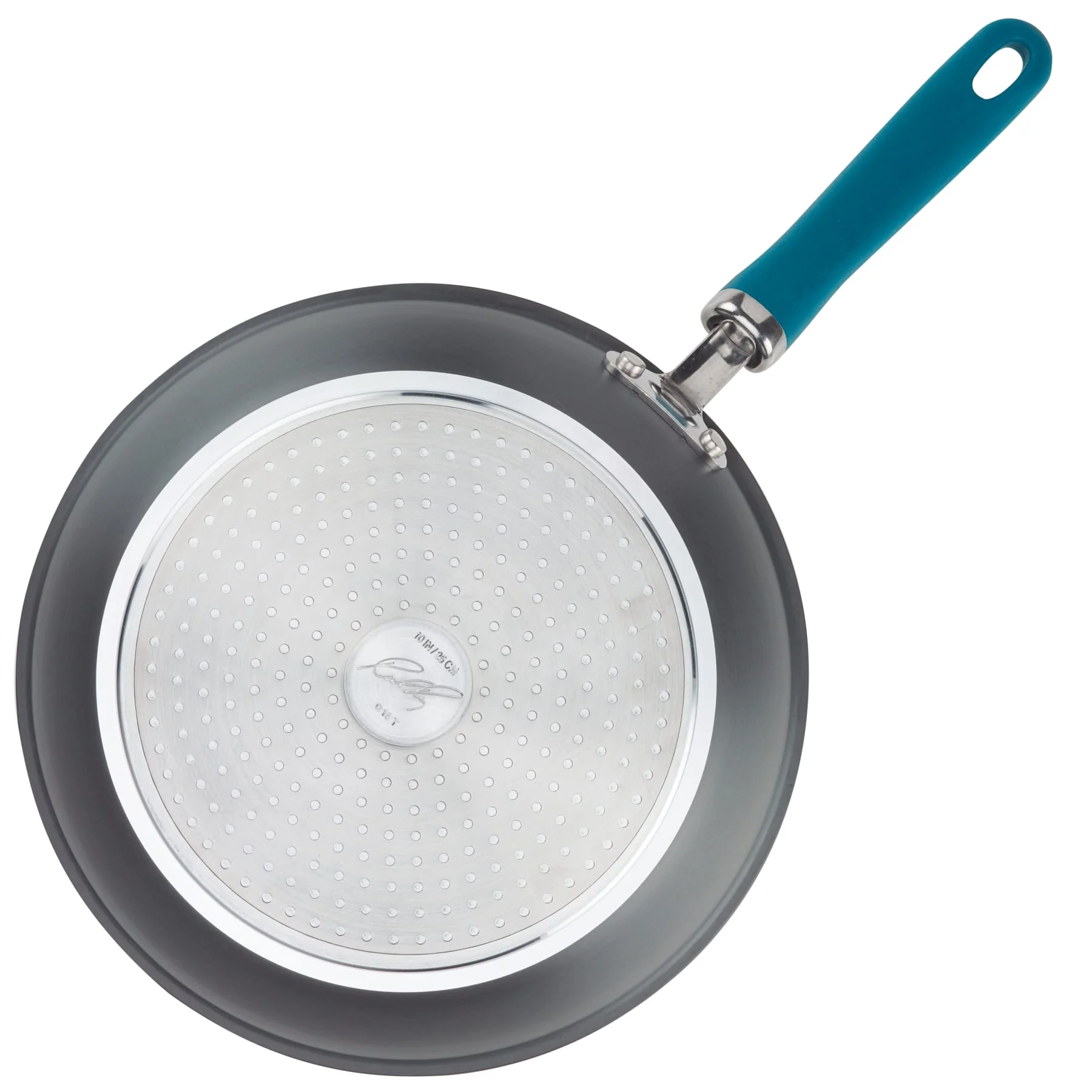10.25-Inch Create Delicious Hard Anodized Nonstick Induction Covered Deep Frying Pan - Image 11