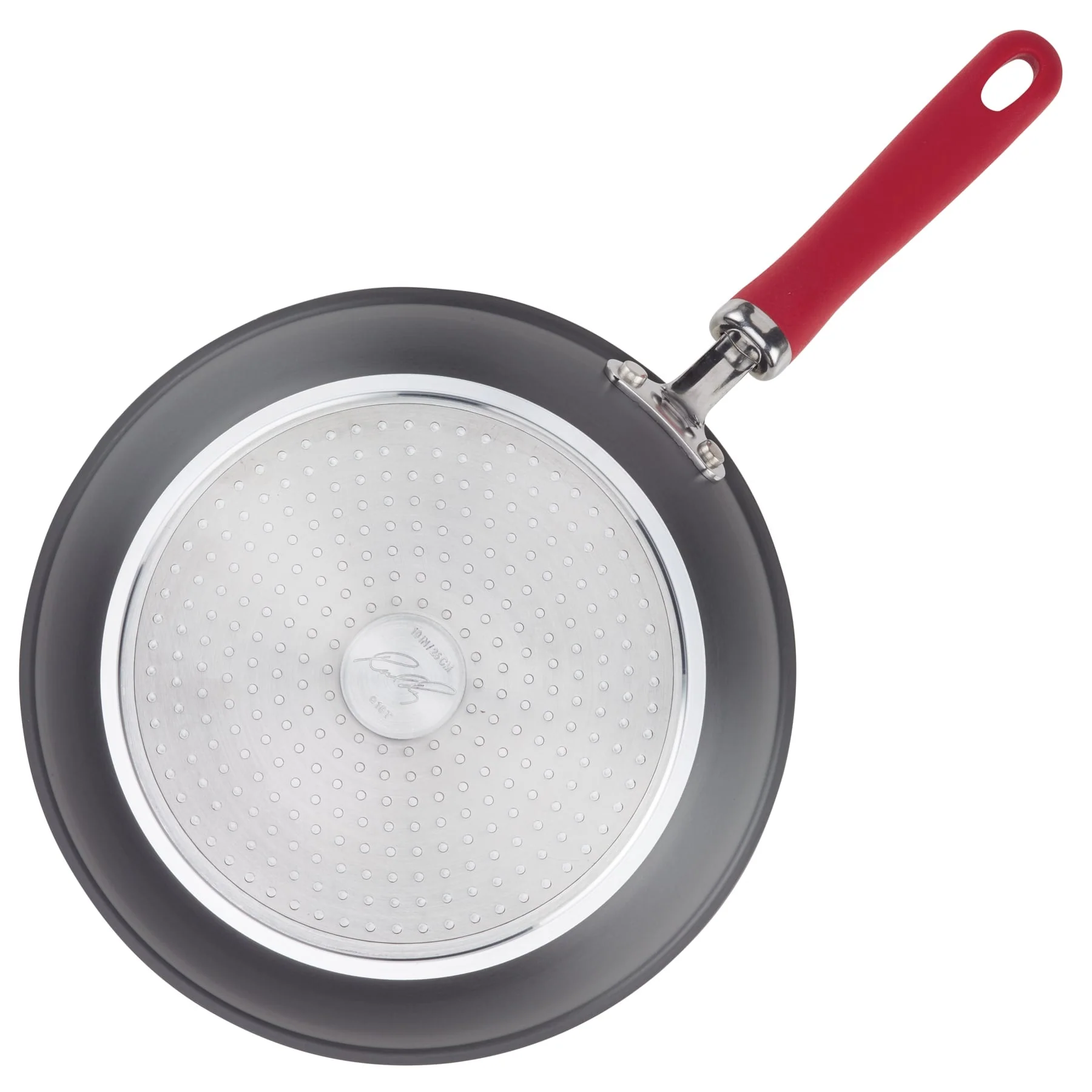 10.25-Inch Create Delicious Hard Anodized Nonstick Induction Covered Deep Frying Pan - Image 13