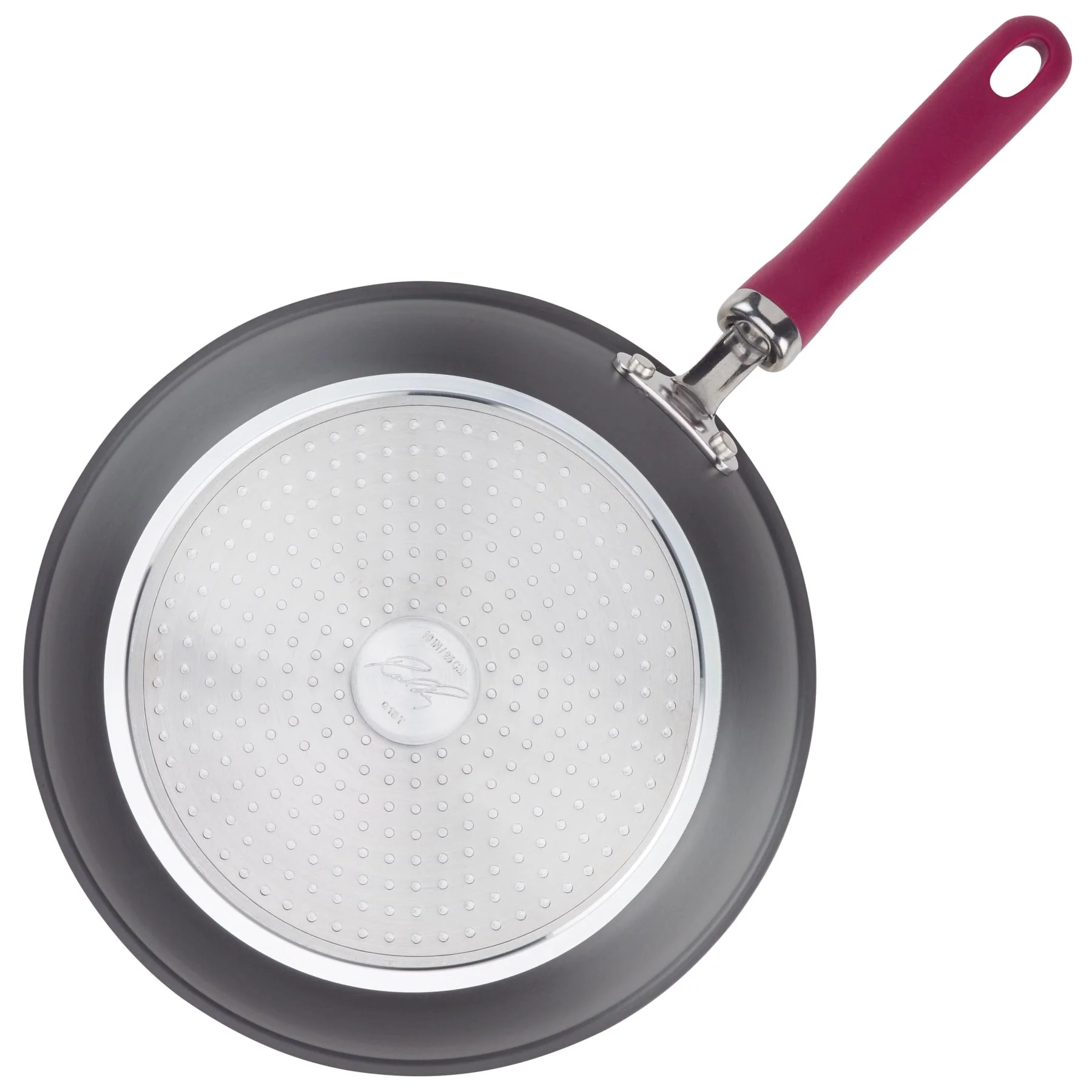 10.25-Inch Create Delicious Hard Anodized Nonstick Induction Covered Deep Frying Pan - Image 8