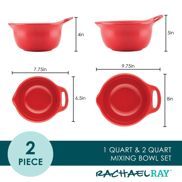 2-Piece Ceramic Mixing Bowl Set - Image 17