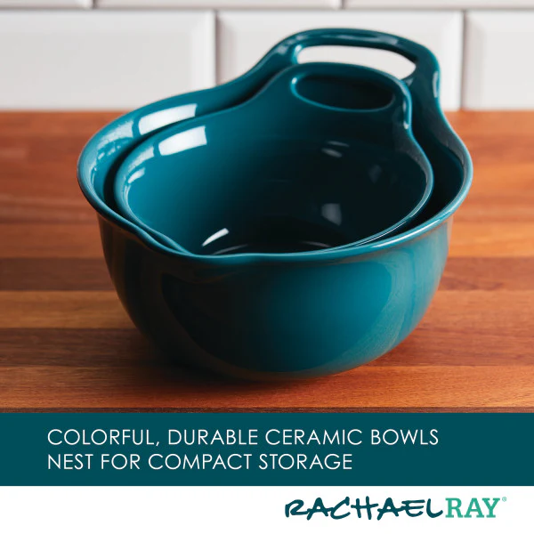 2-Piece Ceramic Mixing Bowl Set - Image 5