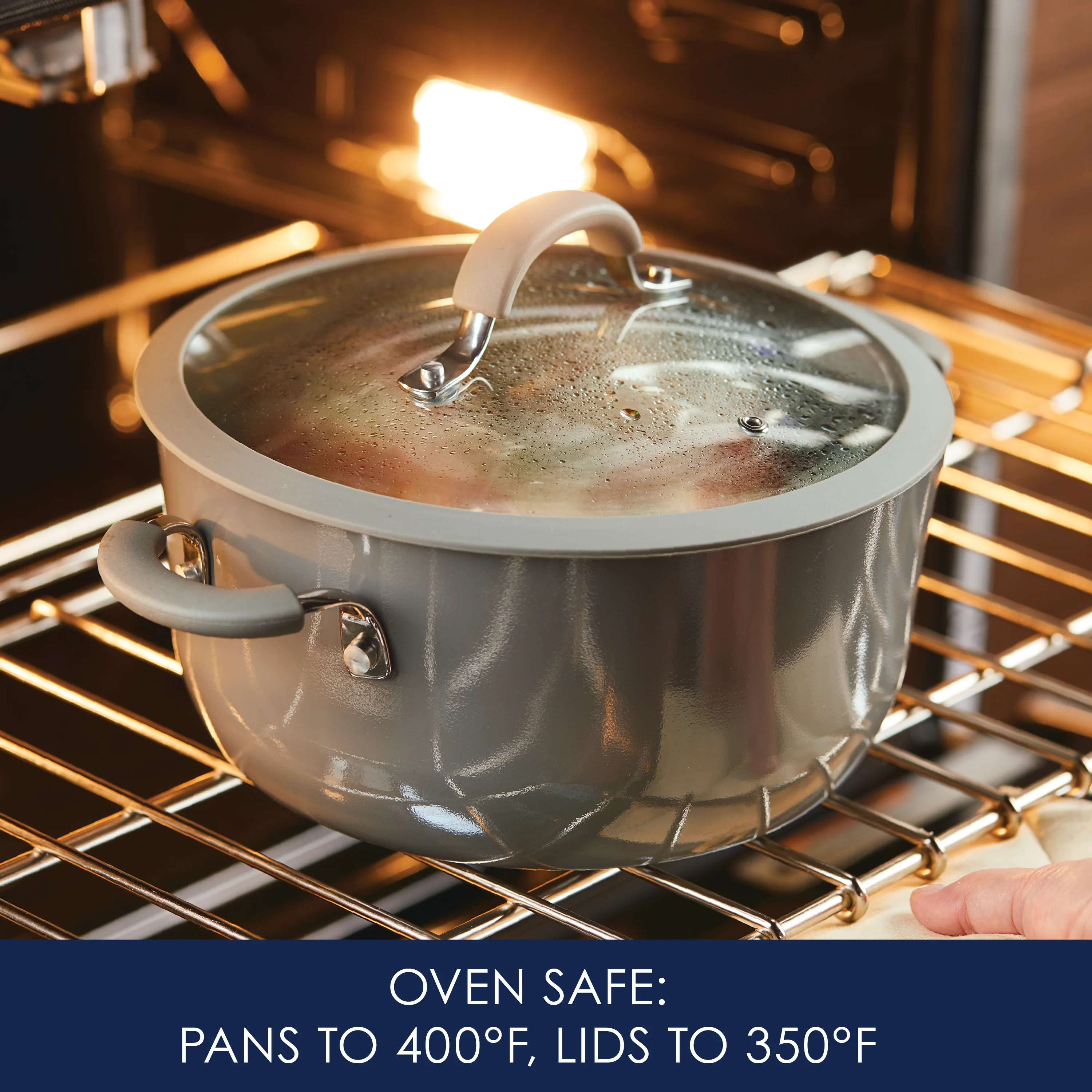 5-Quart Cook + Create Nonstick Dutch Oven with Lid - Image 4