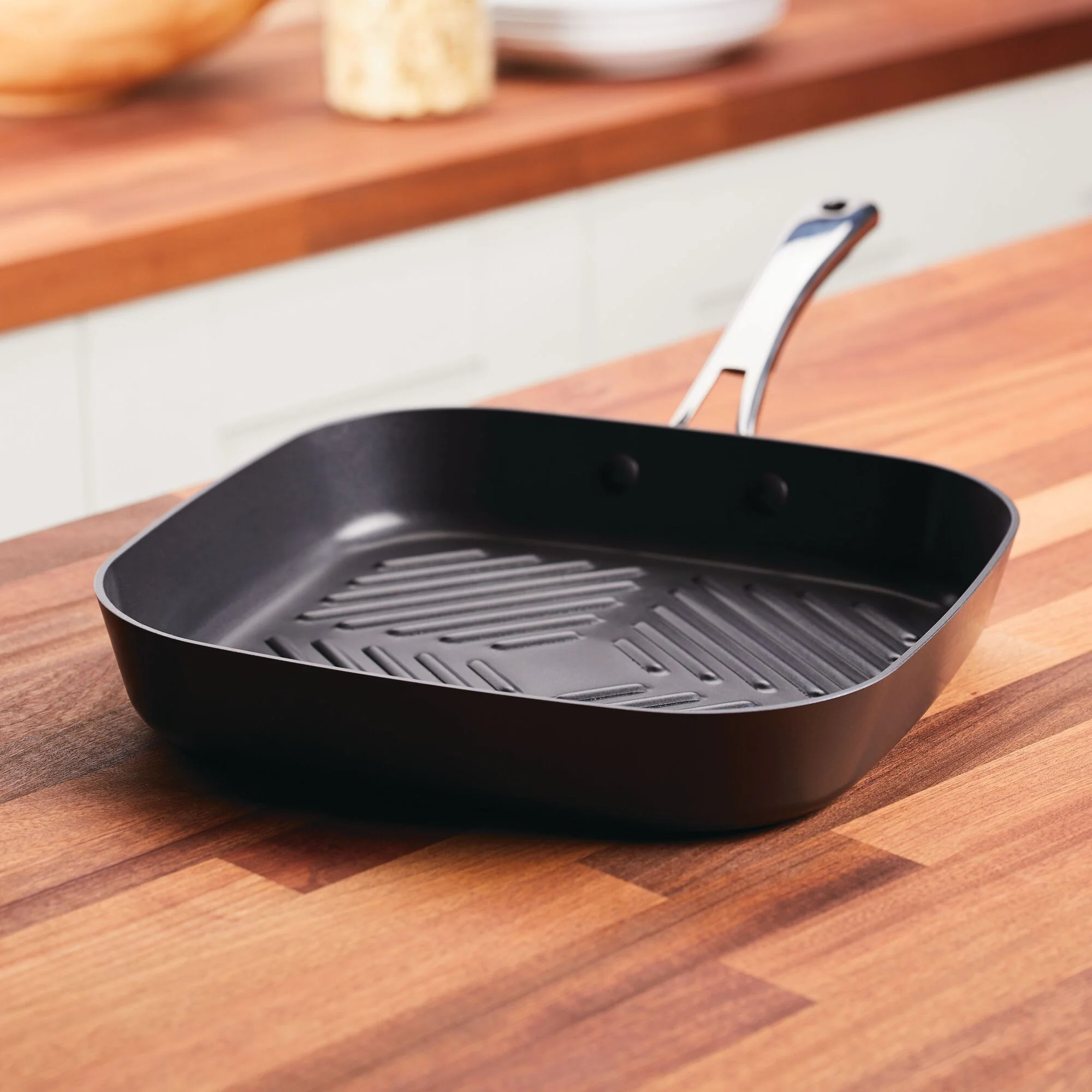 11-Inch Cook + Create Hard Anodized Nonstick Deep Grill Pan - Image 7