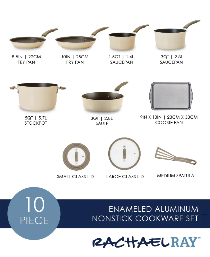 Cook + Create Nonstick Cookware Sets - Image 63