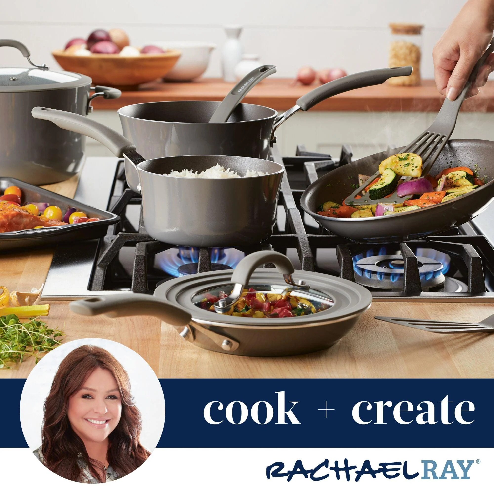 Cook + Create Nonstick Cookware Sets - Image 7