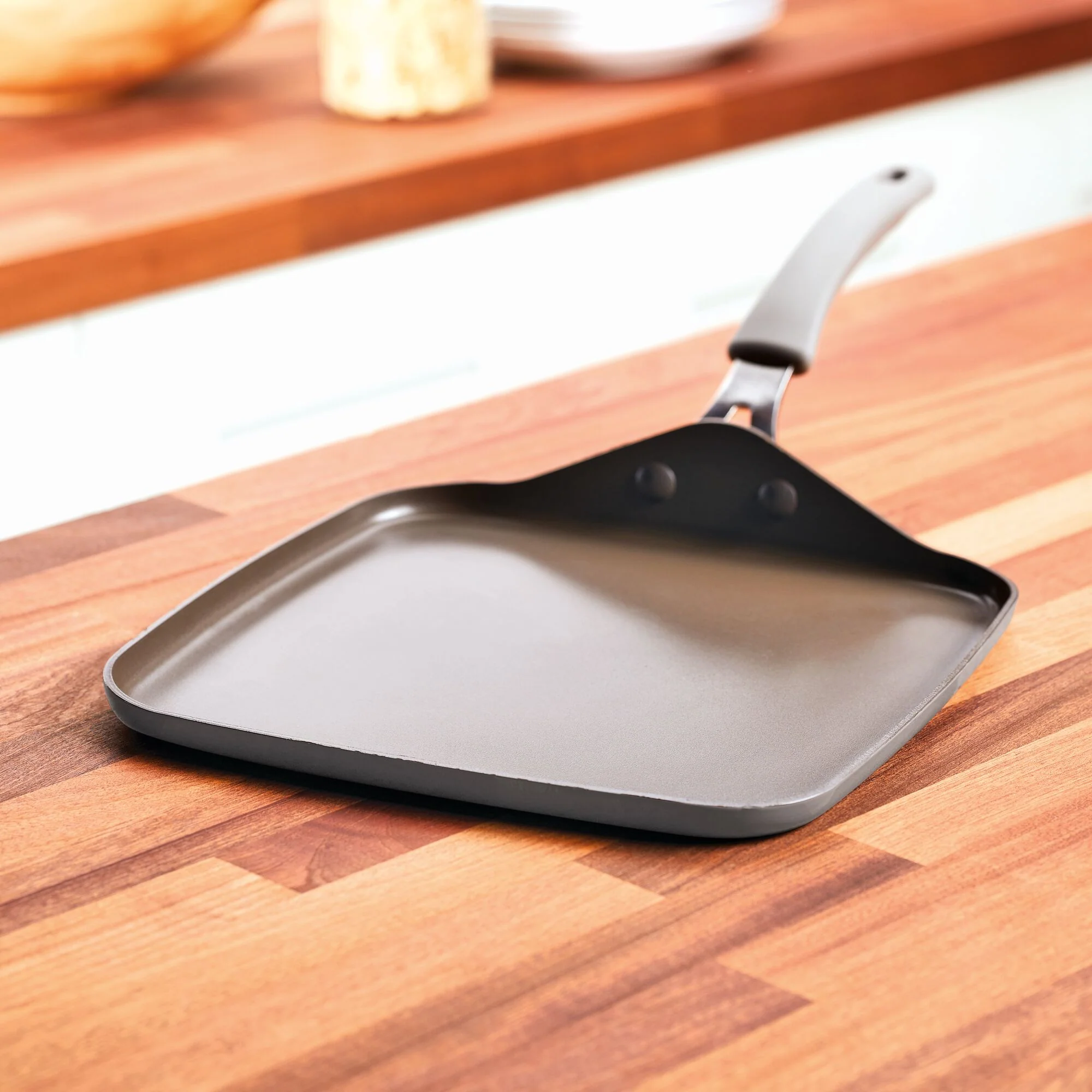 11-Inch Cook + Create Nonstick Square Griddle Pan - Image 4