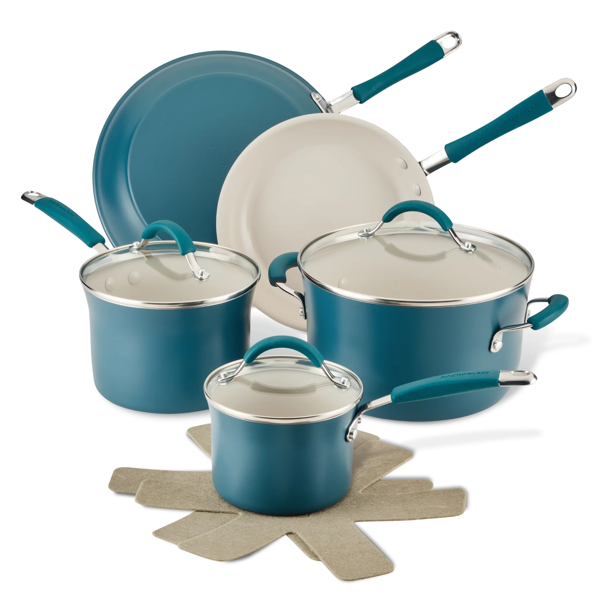 10-Piece Cucina Ceramic Nonstick Cookware Set - Image 3