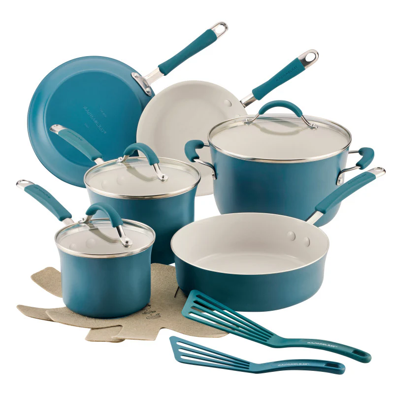 13-Piece Cucina Ceramic Nonstick Cookware Set - Image 3