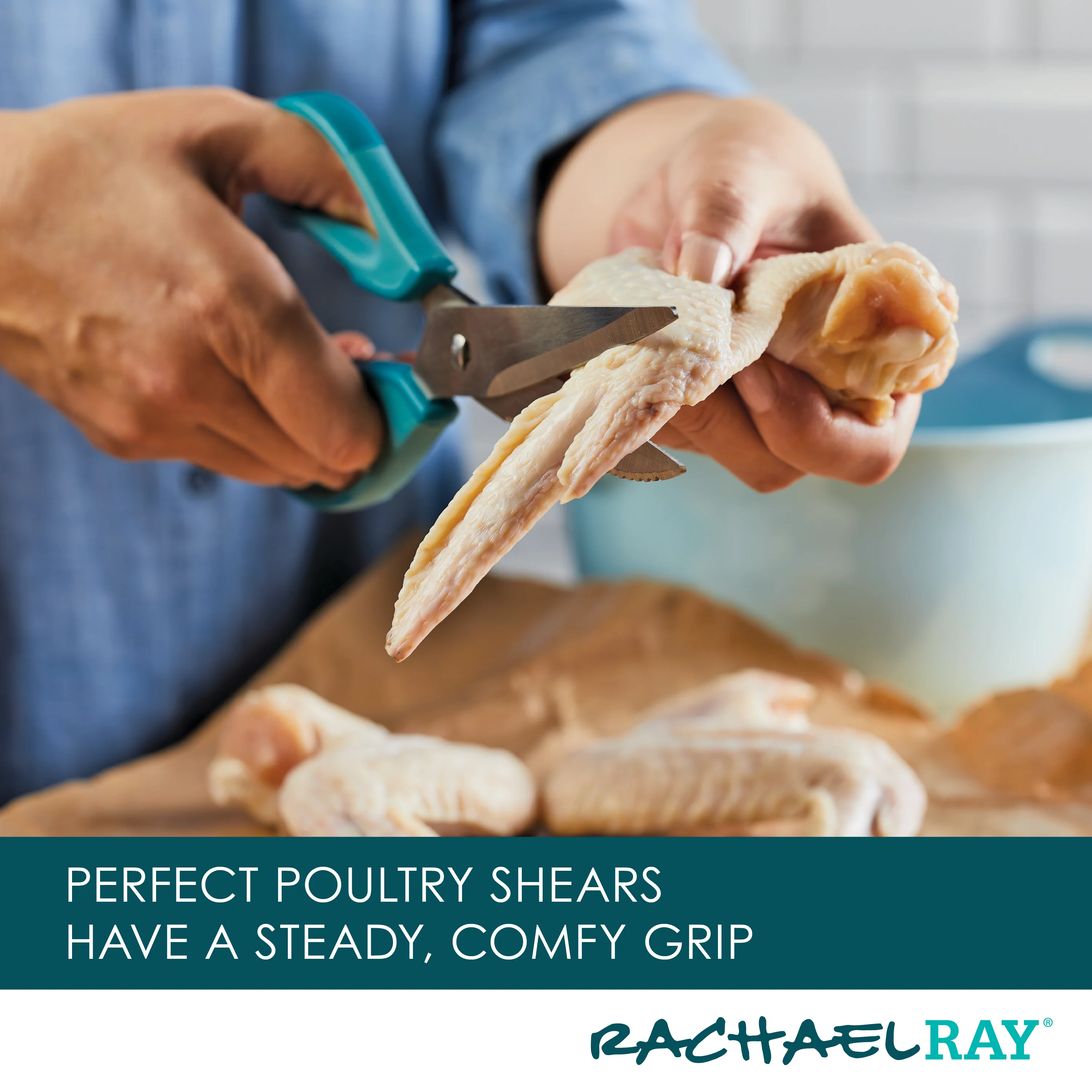 Multi Shear Kitchen Scissors with Herb Stripper and Sheath - Image 10