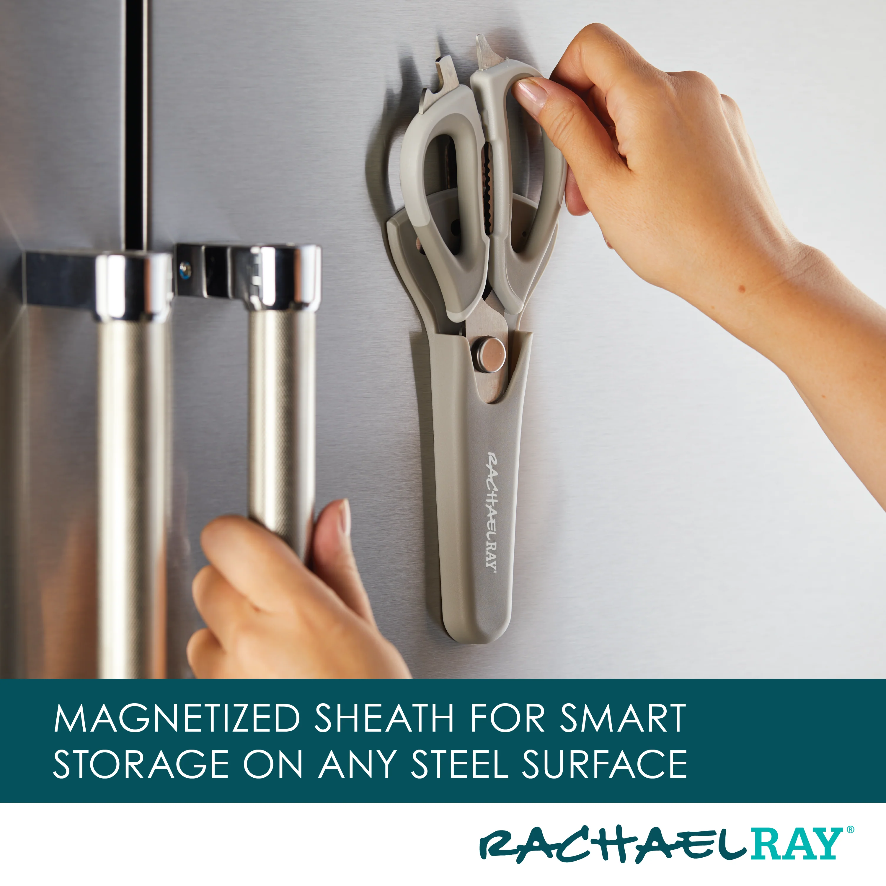 Multi Shear Kitchen Scissors with Herb Stripper and Sheath - Image 6