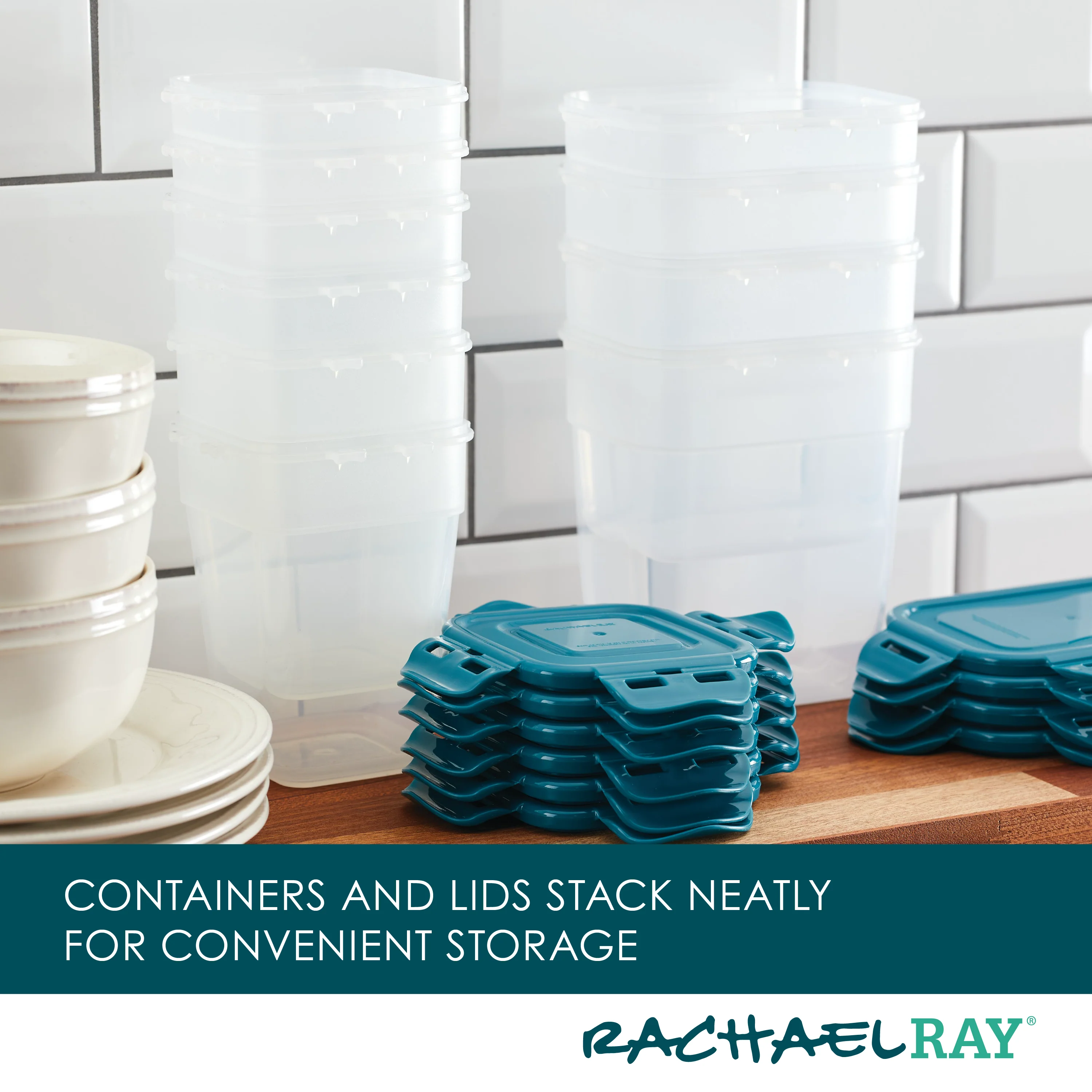 20-Piece Nestable Storage Containers - Image 3