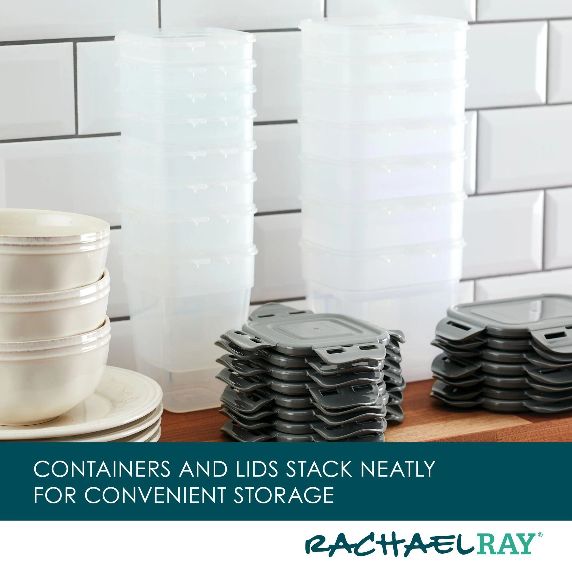30-Piece Nestable Food Storage Containers - Image 5