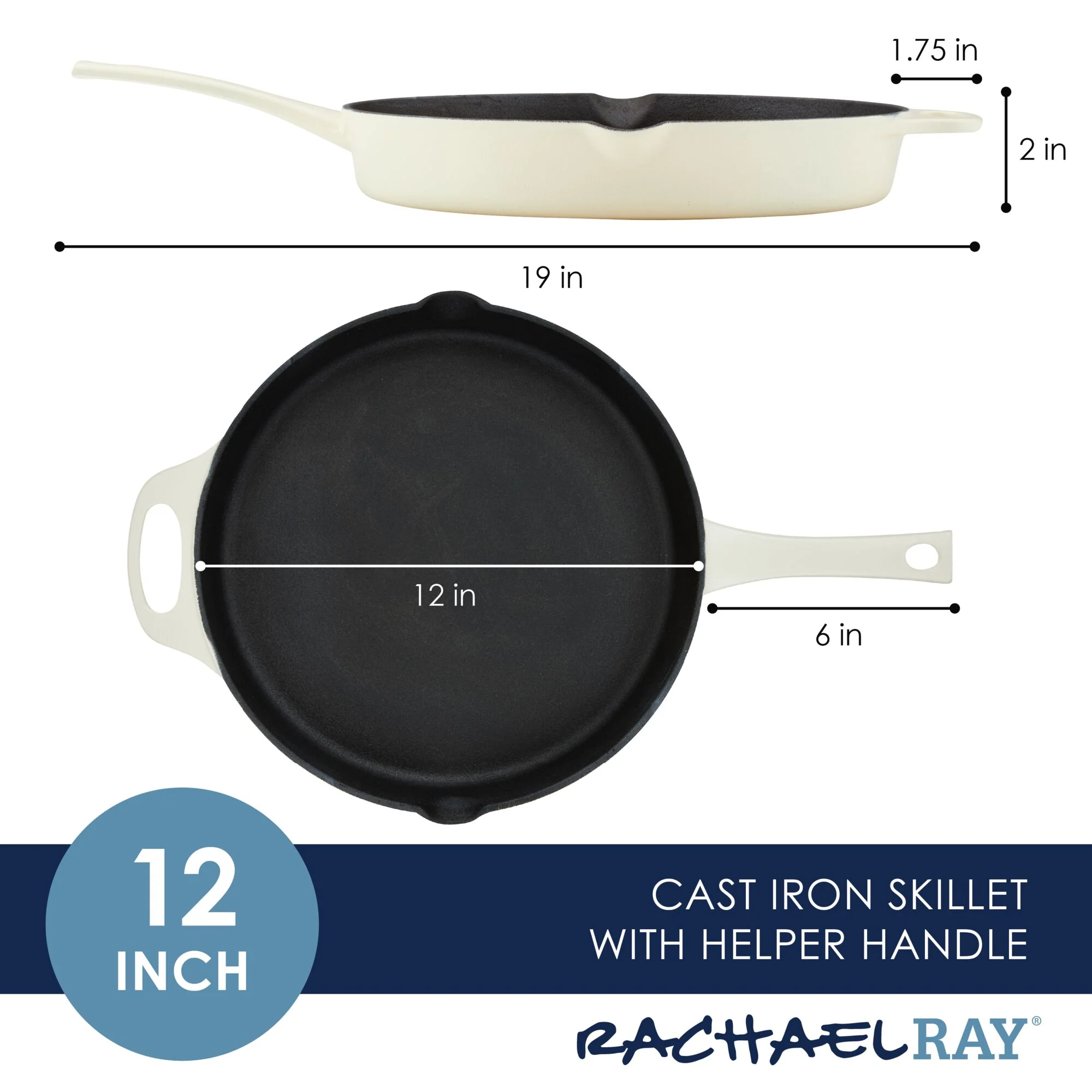 12-Inch NITRO Cast Iron Skillet - Image 14