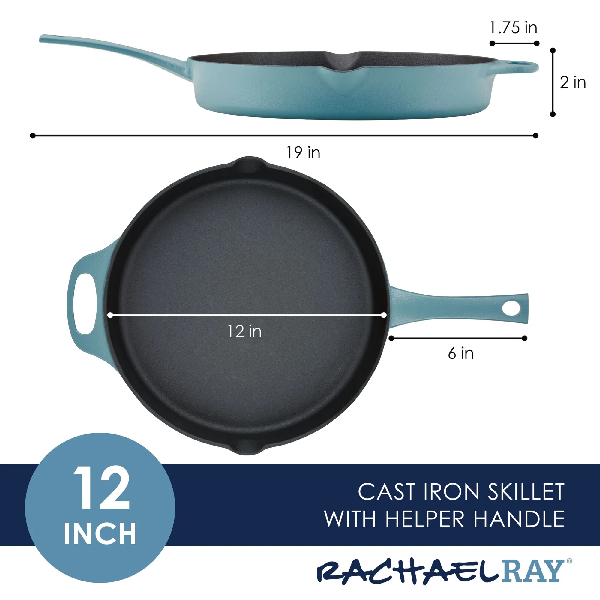 12-Inch NITRO Cast Iron Skillet - Image 25