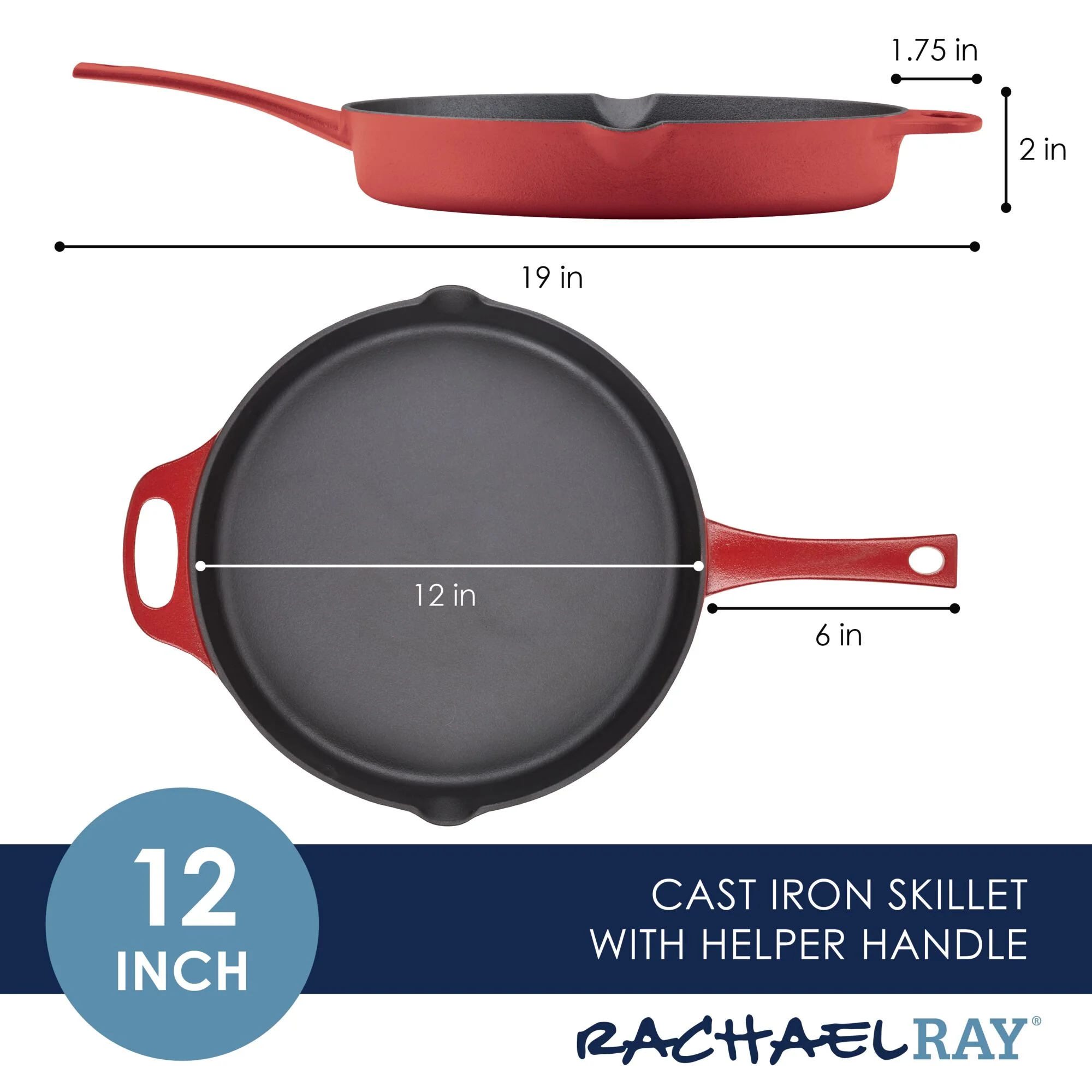 12-Inch NITRO Cast Iron Skillet - Image 35