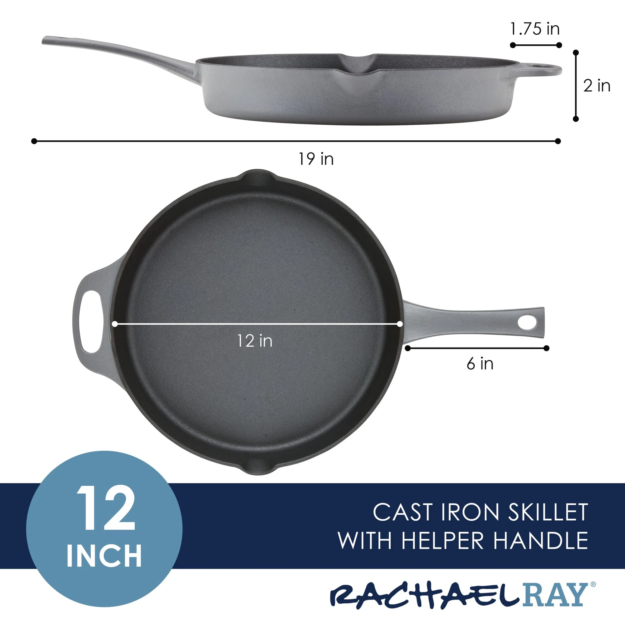 12-Inch NITRO Cast Iron Skillet - Image 5