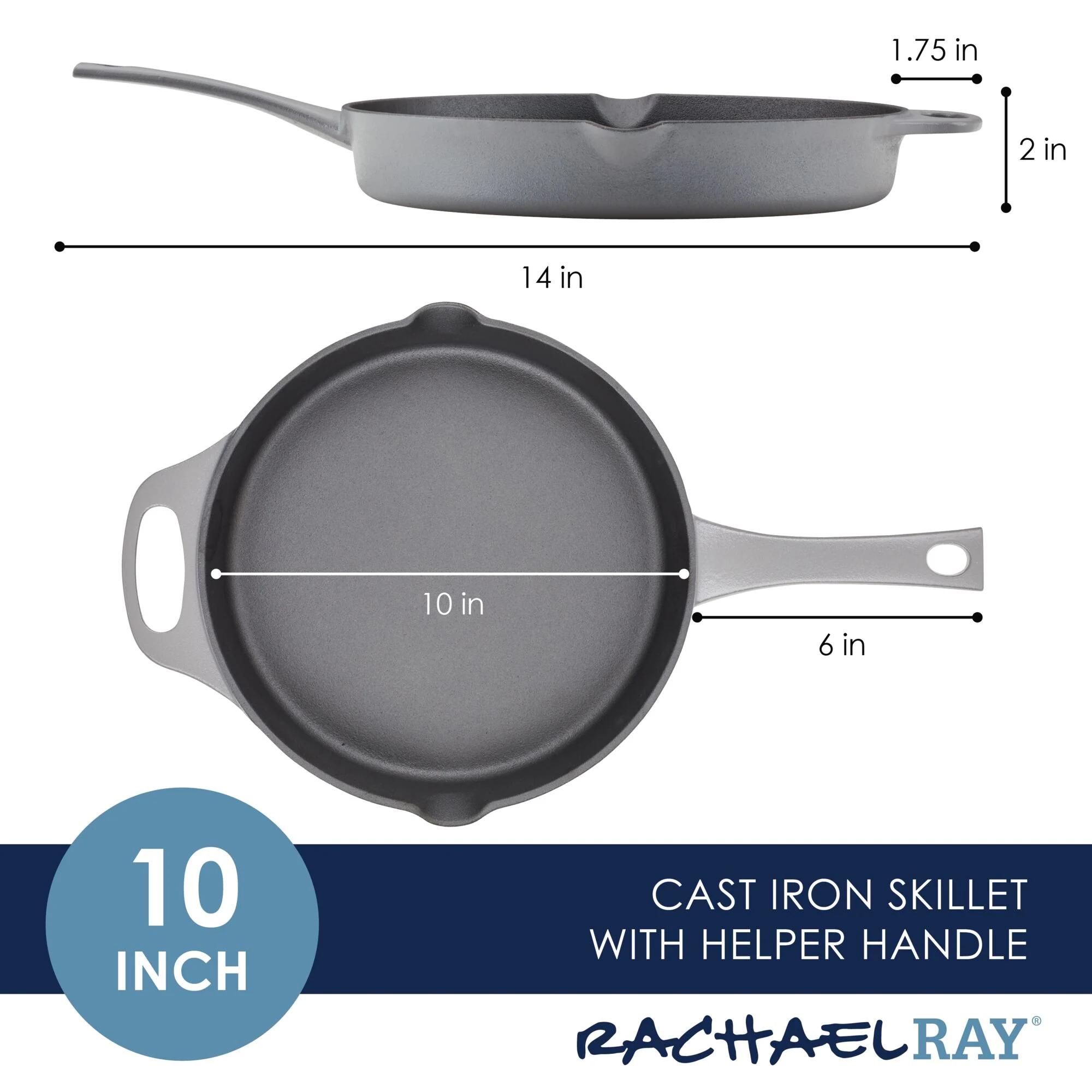 10-Inch NITRO Cast Iron Skillet - Image 17