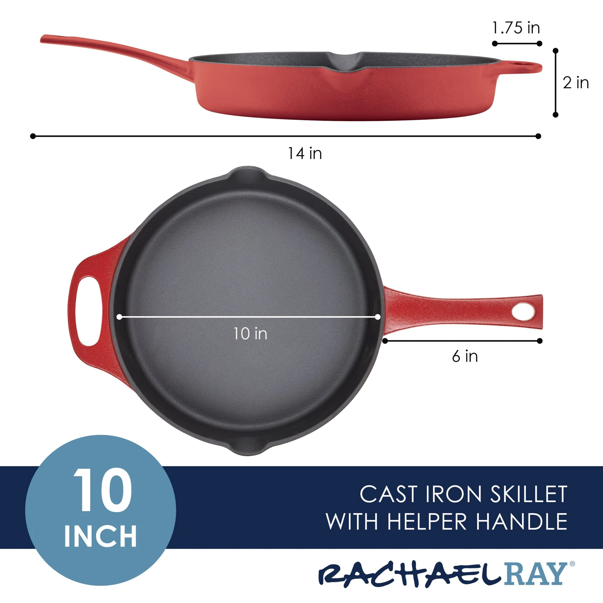 10-Inch NITRO Cast Iron Skillet - Image 8