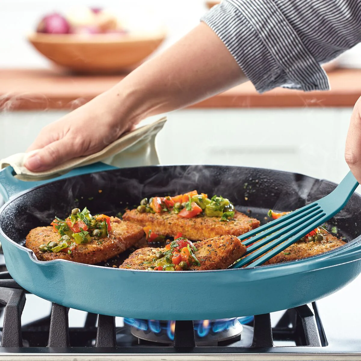 14-Inch NITRO Cast Iron Skillet - Image 9