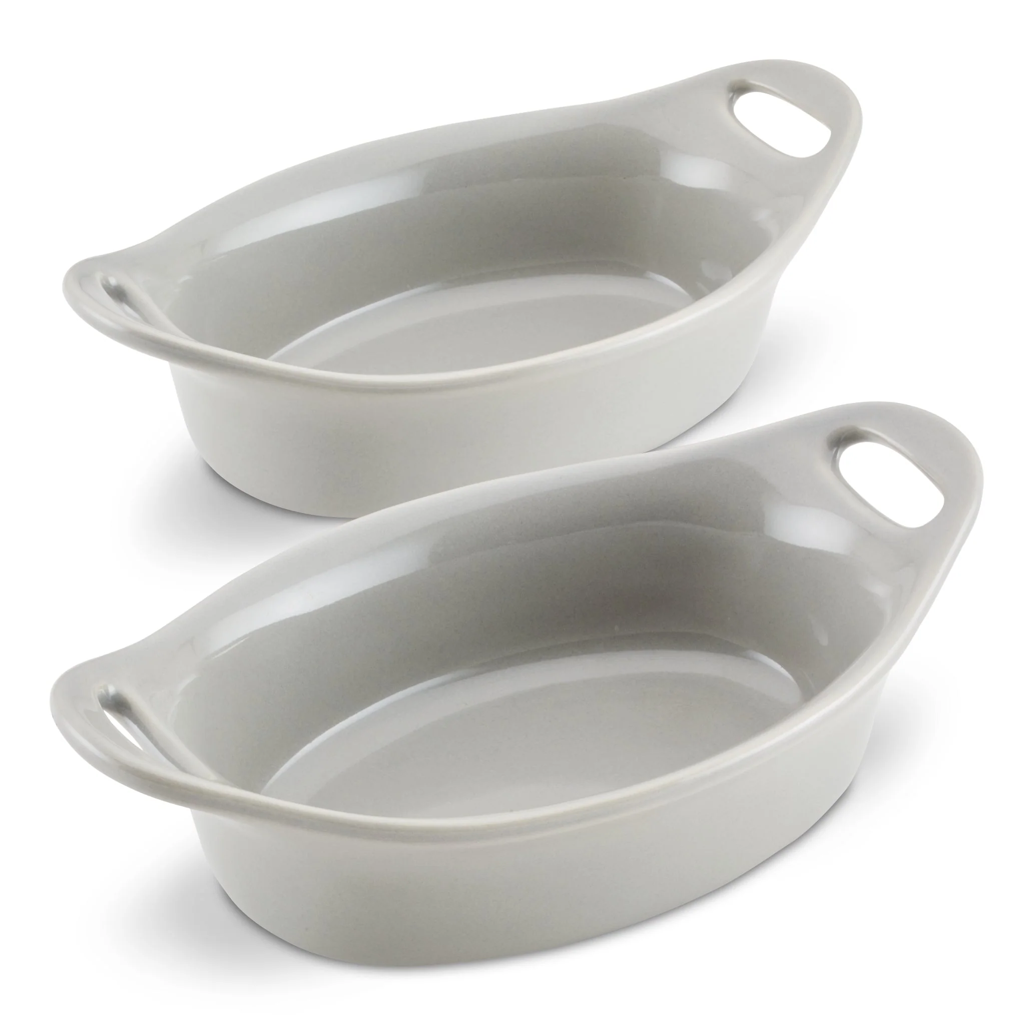 2-Piece 12-Ounce Oval Ceramic Au Gratin Set - Image 3
