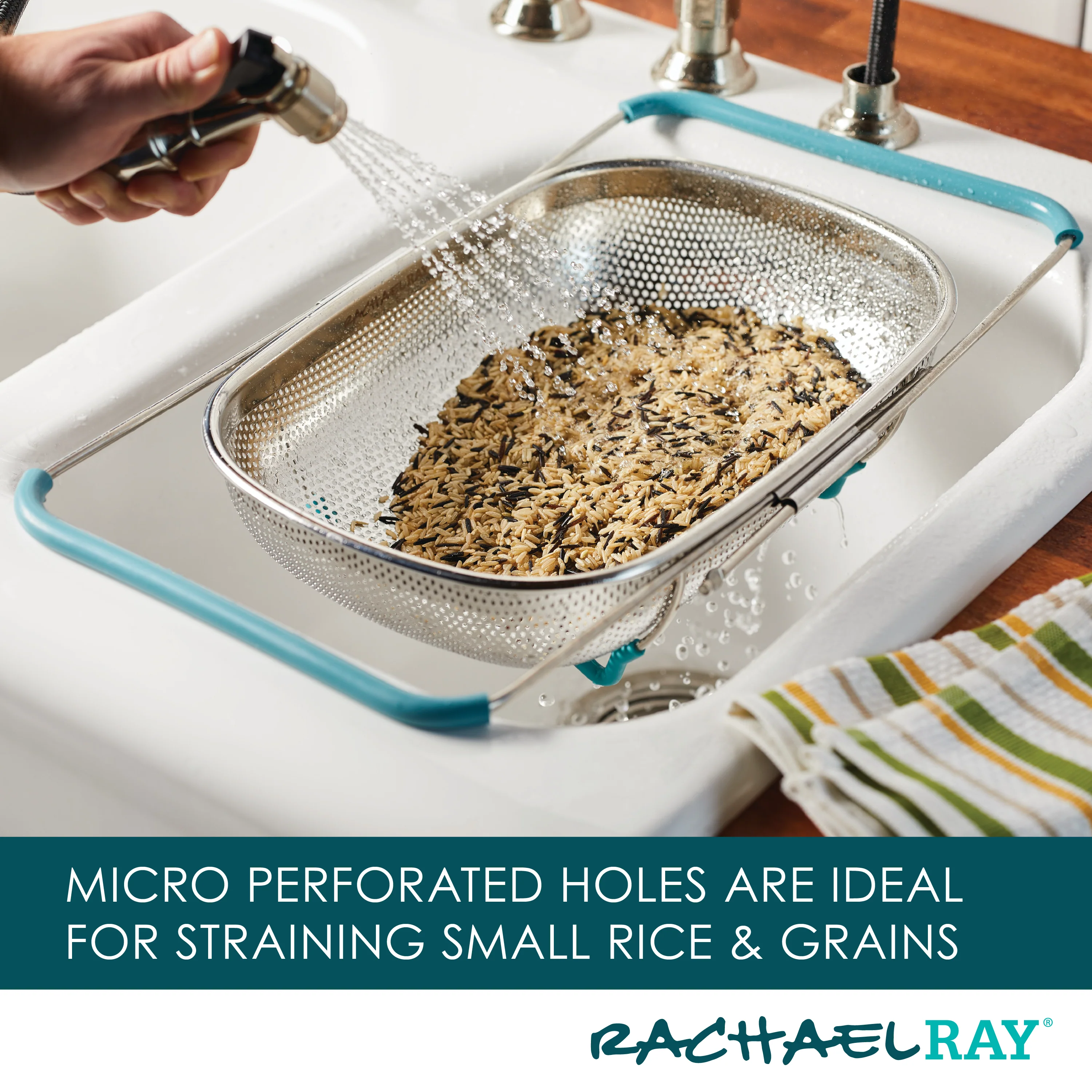 4.5 Quart Over-the-Sink Colander - Image 3