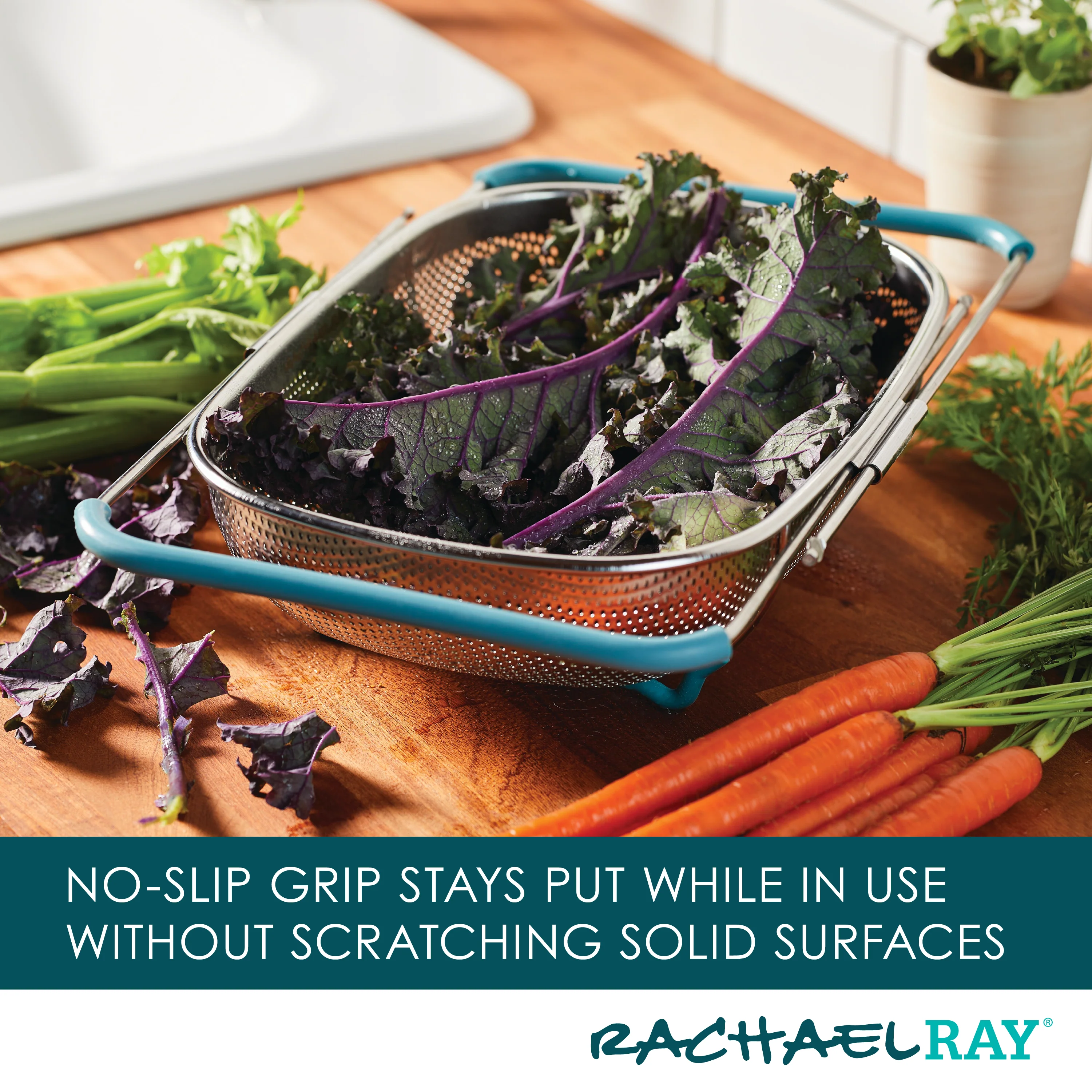 4.5 Quart Over-the-Sink Colander - Image 4