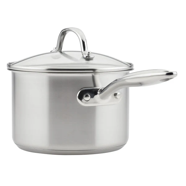 11- Piece Professional Hard-Anodized Nonstick and Induction Stainless Steel Cookware Set - Image 9