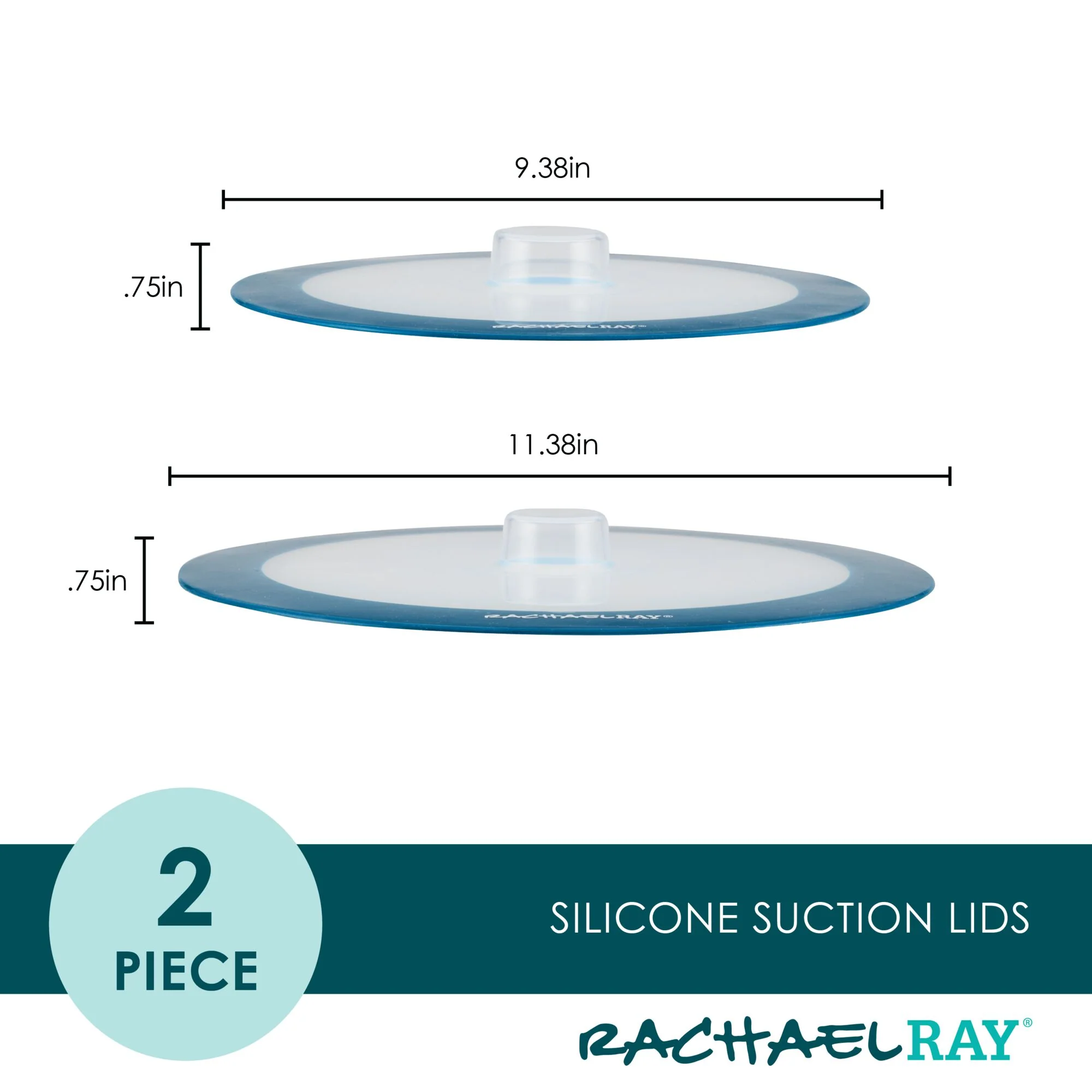 2-Piece Silicone Suction Lid Set - Image 3